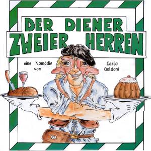 Plakat zum 'Diener zweier Herren'